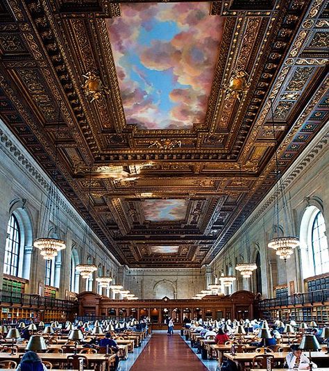 Top 25 FREE Things to Do in New York City - Southern Savers :: Southern Savers Library Reading Room, Nyc Public Library, Library Reading, Public Libraries, Voyage New York, Beautiful Library, Bryant Park, Dream Places, Nyc Trip