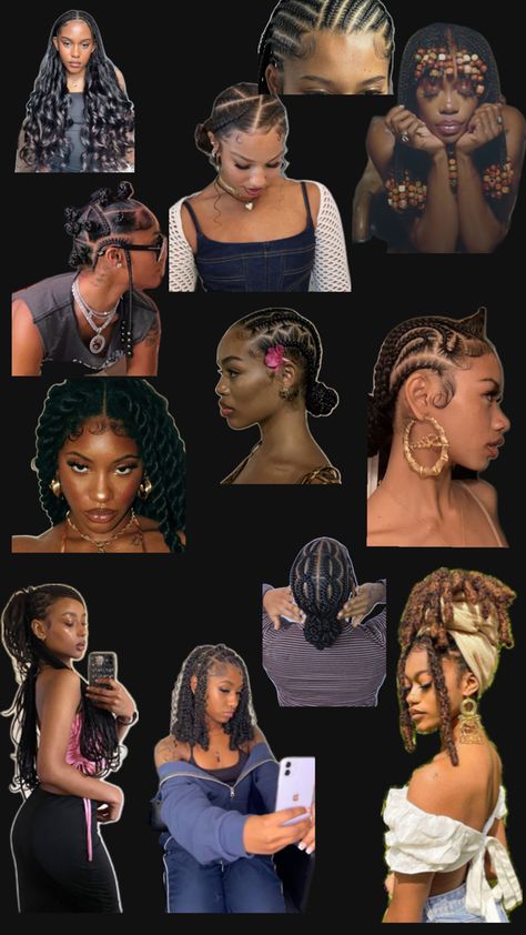 Black girl hairstyles Fulani French Curl Braids, Goddess Braids Cornrows, Invisible Locs, French Curl Braids, Curl Braids, French Curls, Braids Cornrows, French Curl, Girls Diary