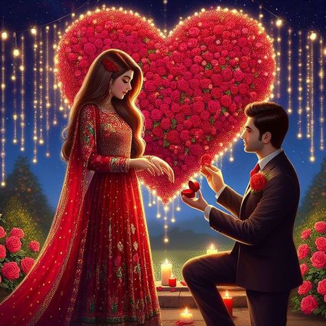 Dp Couple, Muslim Brides, Cute Love Photos, Cute Couple Dancing, Cartoon Love Photo, Being A Woman, Couple Dp, Red Wedding Dresses, Best Pose For Photoshoot