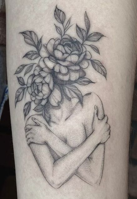 Female Empowerment Tattoo, Feminism Tattoo, Empowerment Tattoo, Hand Tattoo Designs, Strong Woman Tattoos, Floral Tattoo Shoulder, Chic Tattoo, Self Love Tattoo, Beautiful Tattoos For Women