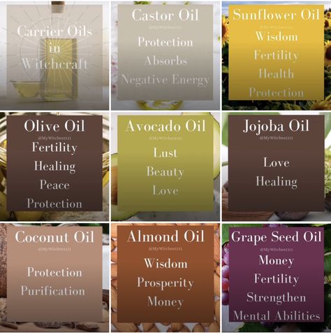 Oils In Witchcraft, Fairy Plants, Oil Witchcraft, Wicca Herbs, Essential Oil Perfume Blends, Hoodoo Spells, Nature Witch, Ayurvedic Healing, Magic Spell Book