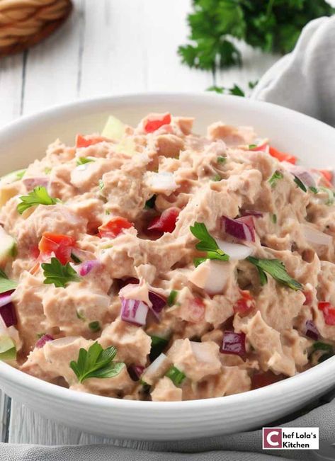 Low Carb Tuna Salad Recipe, Low Carb Tuna Salad, Keto Tuna Salad, Tuna Fish Salad, Best Tuna Salad Recipe, Salad And Fries, Keto Tuna, Best Tuna Salad, Salad Art