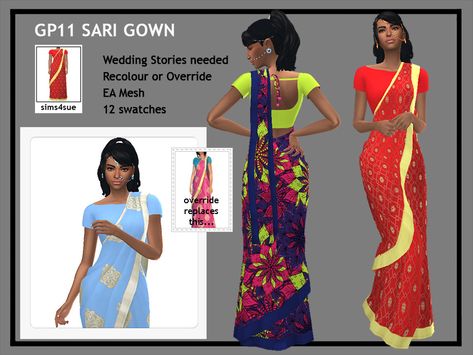 Sims 4 Cc Lehenga, Sims 4 Saree Cc, Sims 4 Cc Sari, Sims 4 Sari Cc, Sims 4 African Cc, Sims 4 Indian Cc, Medieval Apocalypse, Sari Gown, Bright Pants