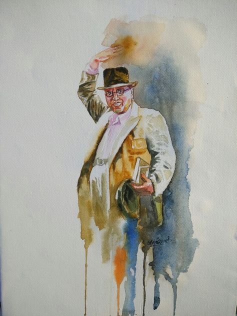 Watercolour on paper 11"×15" Babasaheb Ambedkar Sketch, Babasaheb Ambedkar Drawing, Ambedkar Sketch, Ambedkar Drawing, White Art Painting, Buddha Pictures, Dr Babasaheb Ambedkar, Jay Bhim, Portrait Watercolour