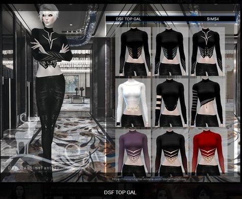 The Sims4 Cc Clothing, Sims 4 Cc Clothing Female, Sims4 Cc Clothing Female, Sims4 Cc Clothing, Sims 4 Cc Goth, Sims Outfits, Sims 4 Tsr, Cc Sims4, Dark Clothes