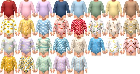 Pastel Onesies - The Sims 4 Create a Sim - CurseForge