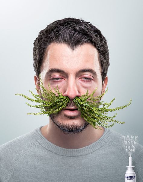 Nasacort Allergy - Noses on Behance Poster Grafico, Get Scared, 광고 디자인, Ad Of The World, Publicidad Creativa, Communication Art, Advertising Ads, Print Advertising, Creative Ads