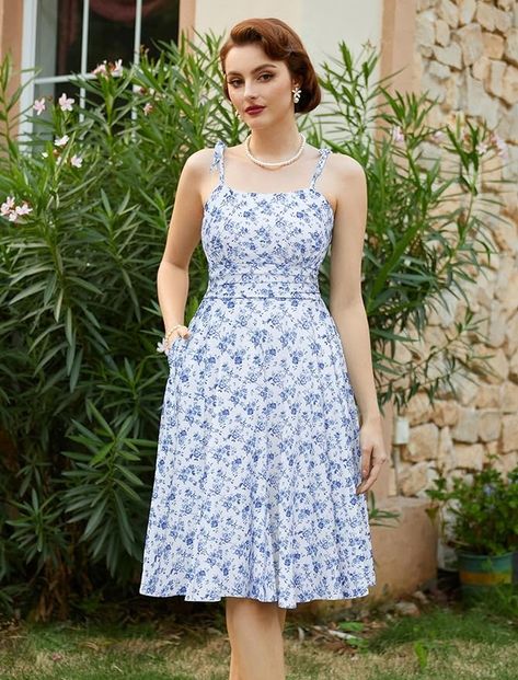 Belle Poque 2024 Summer Dresses for Women Spaghetti Strap Midi Sun Dress Cute Casual Dress with Pockets at Amazon Women’s Clothing store Cute Casual Dress, Cute Casual Dresses, Chambray Shirt Dress, Summer Dress Outfits, Casual Summer Outfit, Sun Dress, Dress With Pockets, Amazon Women, Polished Look