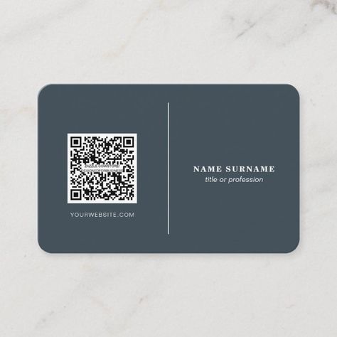 Bussiness Card Qr Code, Visiting Card With Qr Code, Qr Code On Business Card, Business Card Design Qr Code, Qr Code Card Design, Business Card Design With Qr Code, Qr Code Business Card Design, Business Cards With Qr Code, Business Card Color