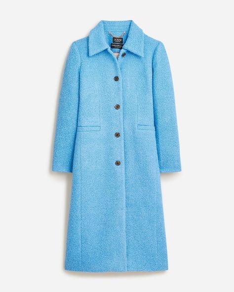 J.Crew: Clothes, Shoes & Accessories For Women, Men & Kids Lady Day Coat, J Crew Collection, Jcrew Collection, 1940s Dresses, Rain Wear, Top Coat, Ladies Day, Fashion News, Wool Blend