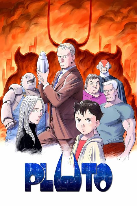 Pluto, season 1 / Heisuke Yamashita & Tatsurou Inamoto - 2024 Pluto Anime, Naoki Urasawa, Sxsw Film, Osamu Tezuka, Game & Watch, Movies By Genre, Most Popular Movies, Mini Series, Poster Maker