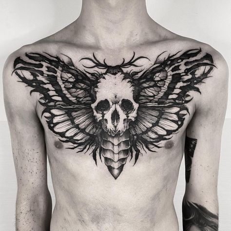 Wolf Face Tattoo, Chest Tattoo Sketches, Body Modification Piercings, Full Chest Tattoos, Avengers Tattoo, Hyper Realistic Tattoo, Poppies Tattoo, Japan Tattoo Design, Chest Tattoos