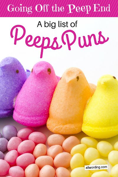 Why didn't the peep cross the road on Easter Sunday? Because it was a little chicken. http://allwording.com/peeps-puns-jokes-and-sayings-for-easter/ Peep Quotes, Easter Puns, Easter Jokes, Easter Crafts For Adults, Easter Quotes, Puns Jokes, Easter Peeps, Palm Sunday, Easter Humor