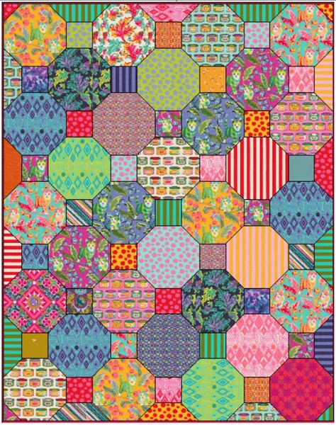 Cheeky Cognoscenti: A Disco Kitty Followed Me Home: Tabby Road by Tula Pink for FreeSpirit Fabrics Tula Pink Tabby Road Quilts, Tula Pink Quilts, Tula Pink Quilt, Hand Stitching Techniques, One Block Wonder, Triangle Quilts, Pink Quilt, Tula Pink Fabric, Asian Fabric