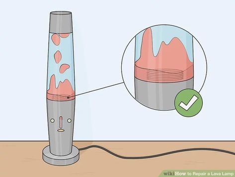 3 Ways to Repair a Lava Lamp - wikiHow Diy Lava Lamp, How To Make Lava, Home Office Setup, Office Setup, Table Fan, Lava Lamp, Diy And Crafts, Recycling, Home Office