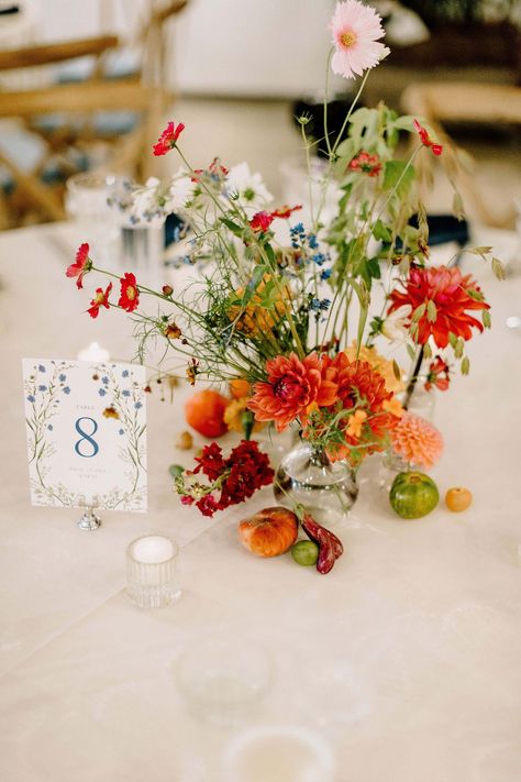 IndyFASO | Event Floral Design Studio in Brooklyn — Colorful Modern Farm Wedding Modern Farm Wedding, Colorful Centerpieces, Farm Wedding Photography, Floral Design Studio, Floral Centerpiece, Event Floral Design, Pottery Ideas, Table Ideas, Floral Centerpieces