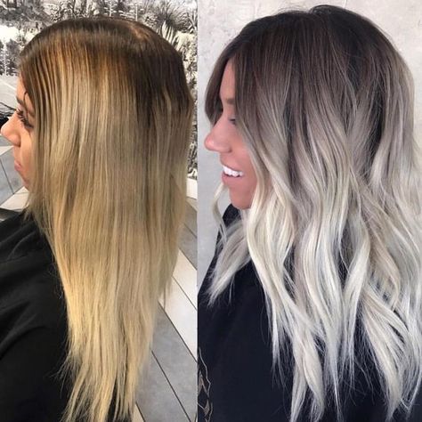 Summer Hair Trends, Ash Blonde Balayage, Blond Balayage, Ash Blonde Hair, Balayage Hair Blonde, Ombré Hair, Hair Color For Women, Ombre Hair Color, Long Blonde