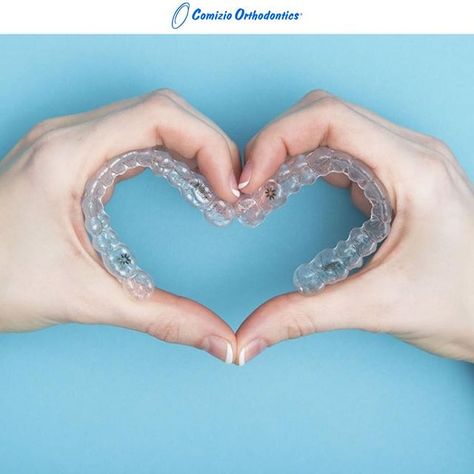 Want to get a straight smile 😃 in less time? ⏰  Then you're going to ❤️ Invisalign®! Valentines Orthodontics, Invisalign Aesthetic, Orthodontics Marketing, Dental Advertising, Invisalign Aligners, Dental Images, Dental World, Dental Posts, Dental Posters