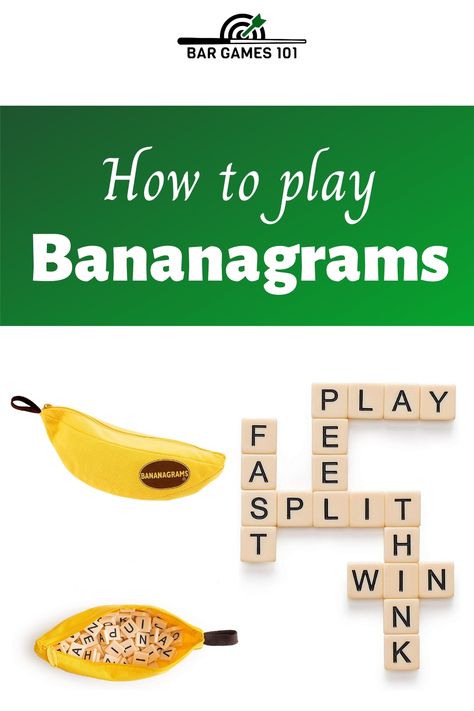 Here we’ll review the Bananagrams rules and answer some commonly asked questions about this fun, addictive and fast word-building game. We’ll also provide some info on other ways to play, with helpful tips on how to improve your skills. Banana Grams Game, Bananagrams Activities, Quiz Ideas, Connecting Words, Indoor Playground Design, Two Letter Words, Word Reference, Teacher Career, Nursing Home Activities