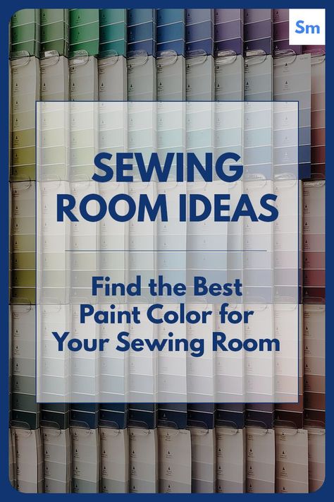 Sewing Room Wall Colors, Sewing Room Paint Ideas Wall Colors, Sewing Bedroom Ideas, Sewing Room Paint Color Ideas, Sewing Rooms Design, Craft Room Paint Colors Inspiration, Craft Room Wall Color, Craft Room Paint Colors, Small Sewing Room Ideas