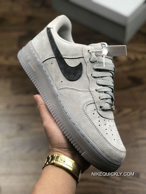 $78.75 · Discover the Women Nike Air Force 1 Sneaker SKU:81849-640 New Style group at Nikequickly.com today. Shop Women Nike Air Force 1 Sneaker SKU:81849-640 New Style black, grey, blue and more. Get the… Nike Air Force 1 Gray, Nike Shoes Air Force, Gray Sneakers, Shoes Sneakers Jordans, Nike Air Shoes, Women Nike, Fresh Shoes, Nike Air Force Ones, Hype Shoes