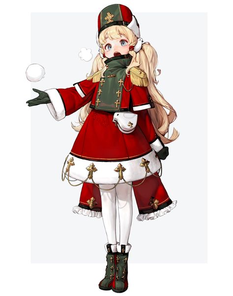 Anime Christmas, 캐릭터 드로잉, Concept Art Character, Christmas Characters, 영감을 주는 캐릭터, Female Character Design, Character Design References, An Anime, Girl Drawing