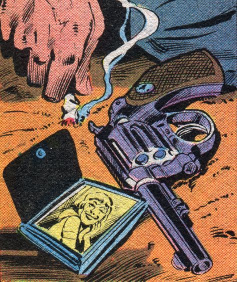 cigarette & gun Retro Comic Art, Pop Art Vintage, Vintage Pop Art, Pop Art Comic, Old Comics, Pulp Art, Arte Inspo, Retro Comic, Comic Panels