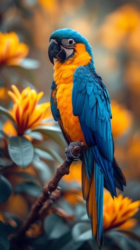 Blue Macaw Drawing, Parrot Aesthetic, Burung Kakatua, Bird Tattoo Ideas, Brazilian Birds, Beautiful Parrots, Holy Spirit Tattoo, Florida Birds, Macaw Bird