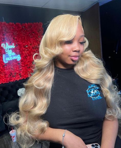 Frontal Wig Hairstyles, Birthday Hairstyles, Wig Install, Frontal Hairstyles, Dope Hairstyles, Hair Laid, Colored Wigs, Front Lace Wigs Human Hair, Baddie Hairstyles