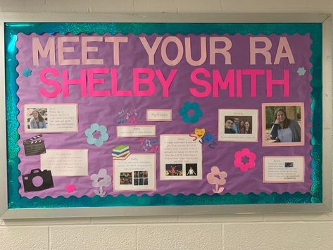 Get To Know Me Bulletin Board, Meet Your Ra Poster, Meet The Ra Bulletin Board, About Me Bulletin Board Ra, Midterm Ra Bulletin Board, Meet Your Ra, Meet Your Ra Bulletin Board, Ra Bulletin Boards Meet Your Ra, Roommate Bulletin Board Ra