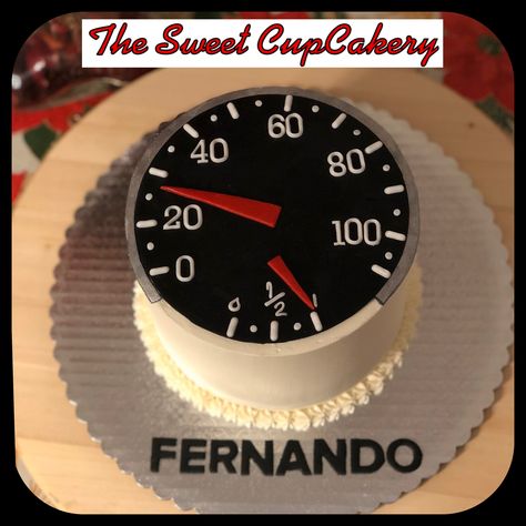 Speedometer Cake, Cake Hbd, 30 Cake, Birthday Cakes For Men, Cake Logo, Car Cake, Cakes For Men, 16th Birthday Party, Grad Parties