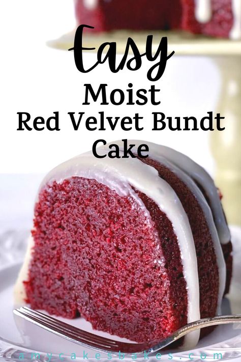 Red Velvet Bundt Cake Recipe, Moist Red Velvet Cake, Moist Red Velvet Cake Recipe, Best Red Velvet Cake Recipe, Red Velvet Bundt, Red Velvet Pound Cake, Easy Red Velvet Bundt Cake, Red Velvet Bundt Cake Box Easy Recipes, Moist Red Velvet Bundt Cake