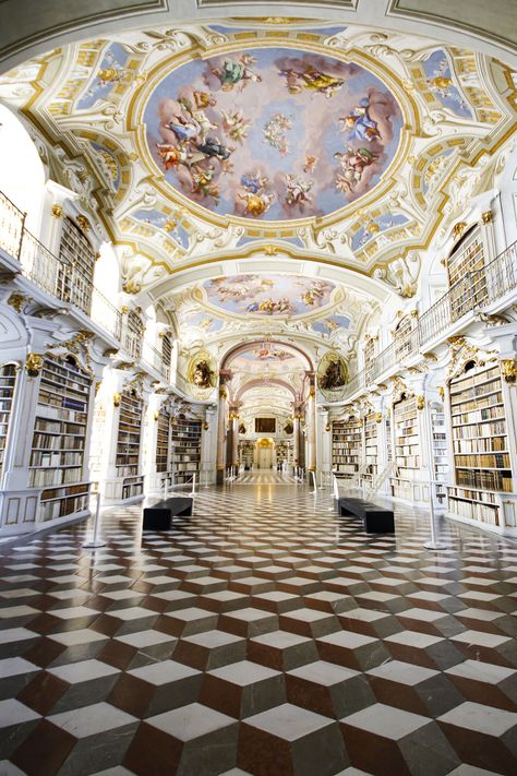 Library In Austria, Admont Library, Vienna Library, Vienna Austria Aesthetic, Austrian Culture, Library Vienna, Austria Vienna, Dream Library, Beautiful Library