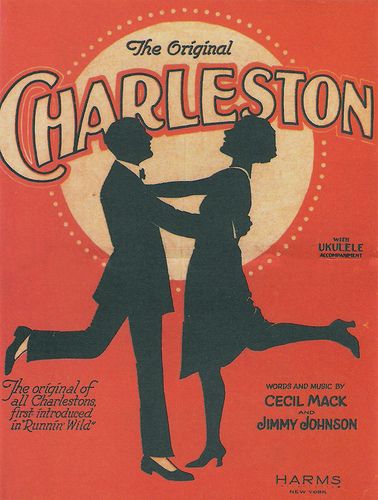 The Roaring Twenties / The Jazz Age « The Beautiful Times #ChicagoStyle 1920s Dance, Charleston Dance, Poster Grafico, Old Posters, Song Sheet, Lindy Hop, Deco Poster, People Dancing, Swing Dance