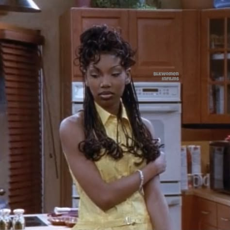 Moesha S1 E13 (1996) Instagram: blkwomeninfilms Moesha Braids, Brandy Braids, 2000s Makeup Looks, Brandy Norwood, Cute Box Braids Hairstyles, 90s Hairstyles, Girls Hairstyles Braids, Baddie Hairstyles, Braids For Black Hair