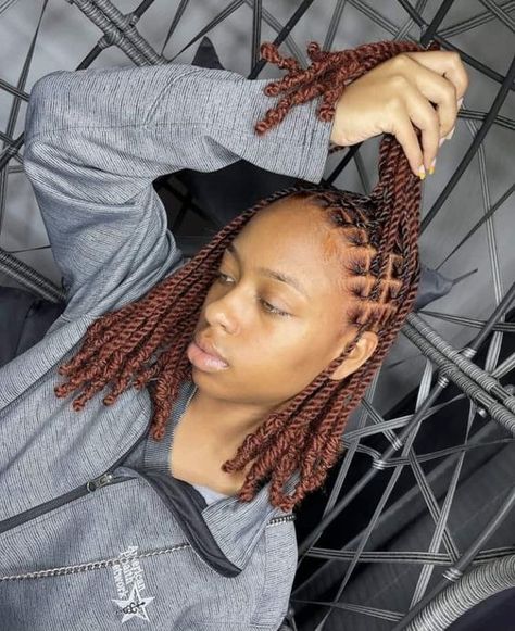 How To Install Invisible Locs & 40 Gorgeous Invisible Locs Invisible Locs Color 30, Color 30 Invisible Locs, Side Part Invisible Locs, Color Invisible Locs, Invisible Locs Twist With Color, Invisible Locks Hairstyle, Invisible Locs With Color, Invisible Locs Twist, Invisible Locs Hairstyles