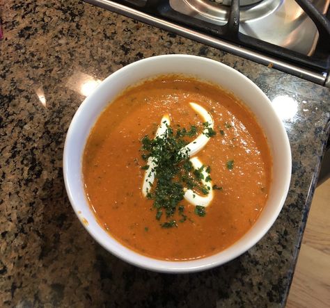 Tomato-Gouda Bisque Smoked Gouda Soup Recipe, Easy Tomato Bisque, Gouda Soup, Anchovy Paste, Fresh Tomato Soup, Recipes With Ingredients, Cream Of Tomato, Bisque Soup, Smoked Gouda Cheese