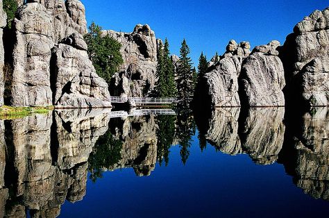 Sylvan Lake, Custer State Park, South Dakota, it really is this beautiful there, nice hiking trails all around it. Spearfish Canyon South Dakota, Custer State Park South Dakota, South Dakota Road Trip, South Dakota Vacation, South Dakota Travel, Black Hills South Dakota, Sylvan Lake, Custer State Park, Ponderosa Pine