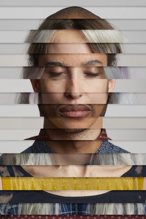 John Clang, Split Personalities, Face Collage, Weird Photography, Social Media Branding Design, Photo Composition, Graphic Design Lessons, Mixed Feelings, Glitch Art