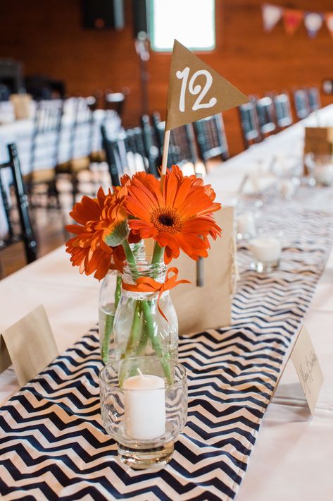 Gerber Daisy Centerpiece, Gerbera Daisy Centerpiece, Pizza Dinner Party, Gerbera Wedding, Daisy Centerpieces, Gerber Daisy, Warm Springs, Gerbera Daisies, Gerber Daisies