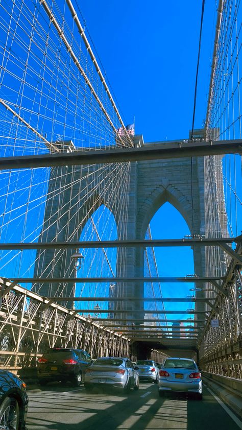 #brooklyn99 #newyorkcity new york #manhattan #usa #usatravel #aesthetic #bridge #gothic Aesthetic Bridge, 00s Aesthetic, Brooklyn 9 9, New York Manhattan, Fashion Videos, Brooklyn Bridge, Warsaw, Travel Usa, Manhattan