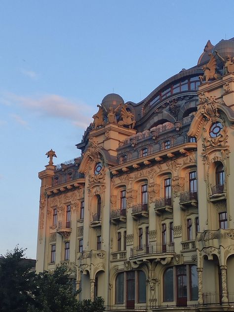 Odessa building sky sunset aesthetic trees clouds Odessa Aesthetic, Art Refence, Odessa Ukraine, Photo Report, Laptop Wallpaper, Odessa, Architecture Art, Happy Places, Aesthetic Wallpapers