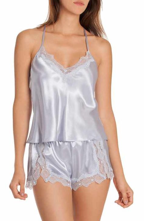 In Bloom by Jonquil Satin Short Pajamas (Nordstrom Exclusive) Clothes Guide, Honeymoon Avenue, In Bloom By Jonquil, Short Pajamas, Satin Romper, Gaun Fashion, Cute Sleepwear, Plus Lingerie, Satin Sleepwear