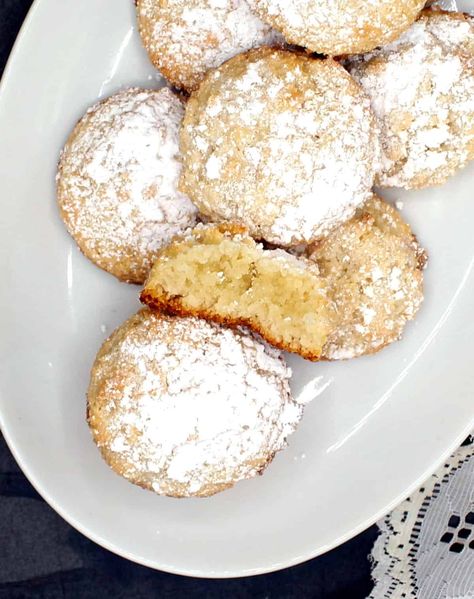 Vegan Italian Christmas Cookies, Vegan Biscuits Cookies, Vegan Amaretti Cookies, Vegan Gluten Free Sugar Cookies, Vegan Gluten Free Cookies Recipes, Vegan And Gluten Free Cookies, Vegan Italian Dessert, Vegan Almond Cookies, Almond Cookies Recipes