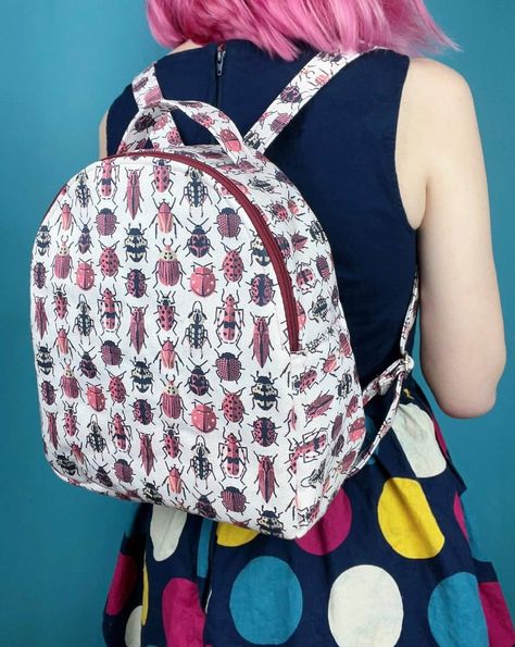 How to Make a Mini Backpack with Our Free Pattern Childs Backpack Free Pattern, Backpack Purse Pattern Free, How To Make A Back Pack Diy Free Pattern, Backpack Diy Pattern Free, Free Backpack Pattern, Backpack Tutorial Free Pattern, Quilted Backpack Pattern, Backpack Pattern Free, Quilt Backpack