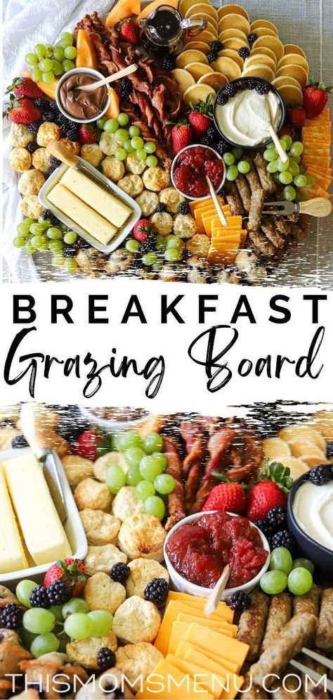 This Charcuterie Board is perfect for fall and thanksgiving parties. Served it as a fun dinner or as an easy appetizer. It is so easy to assemble and can even be put together ahead of time. Fall Breakfast Board Ideas, Easy Brunch Charcuterie Board, Thanksgiving Breakfast Charcuterie Board Ideas, Breakfast Donut Charcuterie Board, Wedding Brunch Charcuterie Board, Christmas Morning Breakfast Charcuterie Board, Thanksgiving Brunch Charcuterie Board, Breakfast Meat Charcuterie Board, Fall Brunch Charcuterie Board