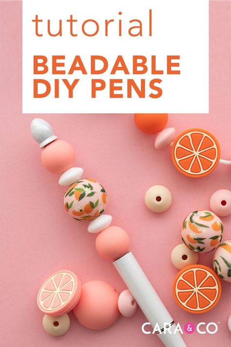 Custom Ink Pens, Diy Pen, Beadable Pens, Fancy Pens, Pen Craft, Pen Diy, Beadable Products, Cute Pens, Custom Pens