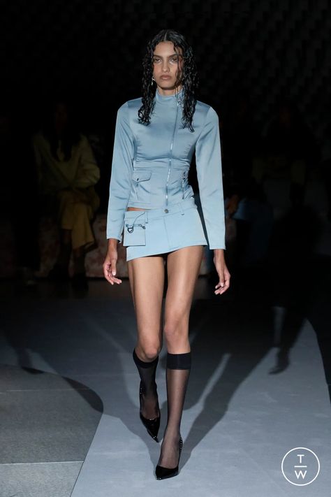 Raw Denim, Short Skirt, Fashion Killa, Fashion Week Spring, Mix Match, Paris Fashion, Runway Fashion, Paris Fashion Week, New Era