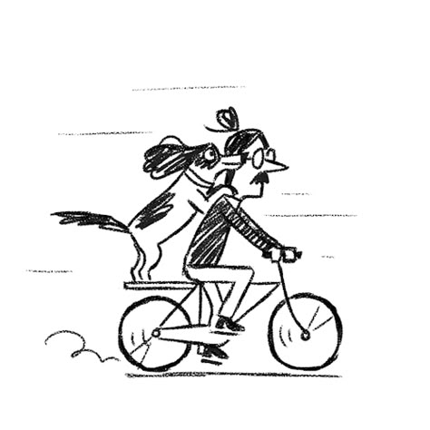 Mathieu de Muizon Doodle Animation, Bike Illustration, Arte Punk, Fun Illustration, Dog Illustration, Screenprinting, Line Illustration, Retro Illustration, Dog Drawing