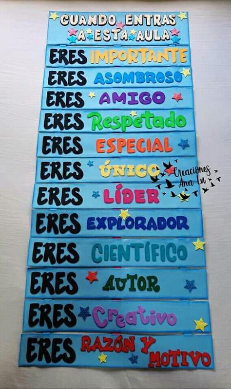 Ideas Para Murales Escolares, Spanish Teacher Classroom, Teaching Classroom Decor, Spanish Lessons For Kids, Preschool Classroom Decor, Spanish Classroom, Bullet Journal School, Class Decoration, Classroom Inspiration